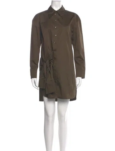 Pre-owned Tibi Mini Dress W/ Tags In Green