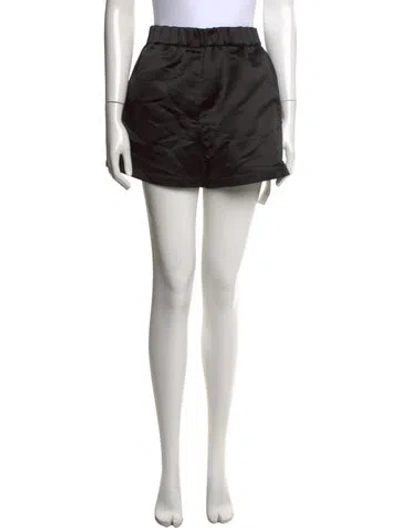 Pre-owned Tibi Mini Shorts In Black