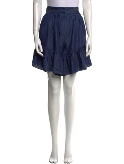Pre-owned Tibi Mini Shorts In Blue