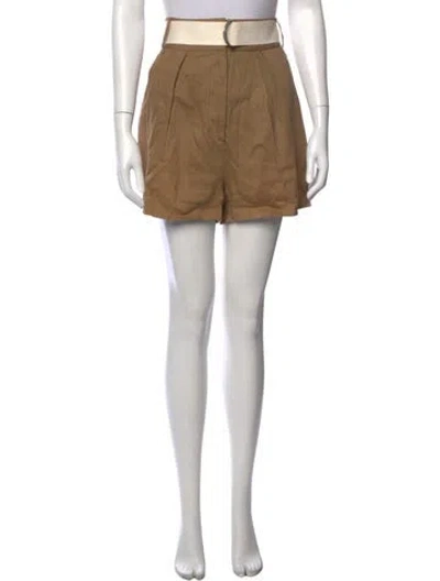 Pre-owned Tibi Mini Shorts In Brown