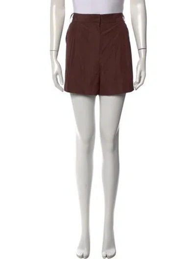 Pre-owned Tibi Mini Shorts In Brown