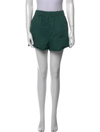 Pre-owned Tibi Mini Shorts In Green