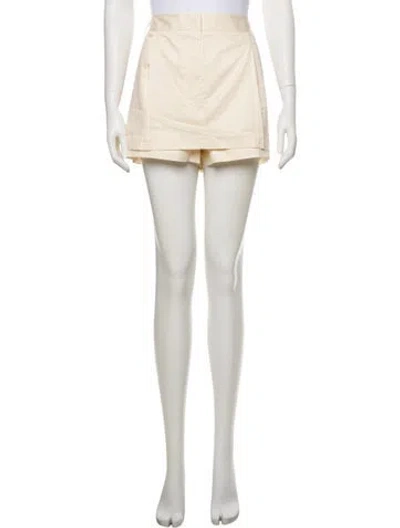 Pre-owned Tibi Mini Shorts In Neutral