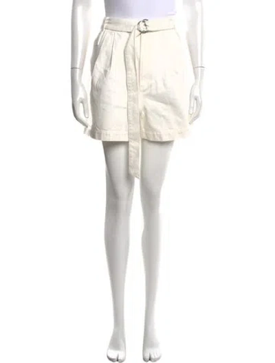 Pre-owned Tibi Mini Shorts In White