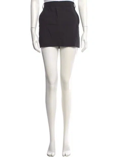 Pre-owned Tibi Mini Skirt In Black
