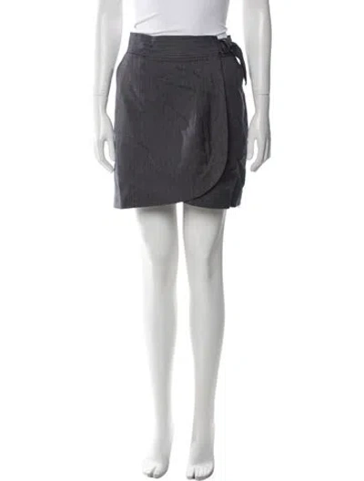Pre-owned Tibi Mini Skirt In Black