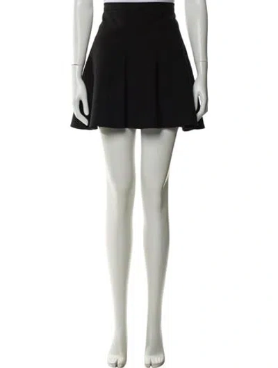 Pre-owned Tibi Mini Skirt In Black