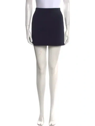 Pre-owned Tibi Mini Skirt In Black