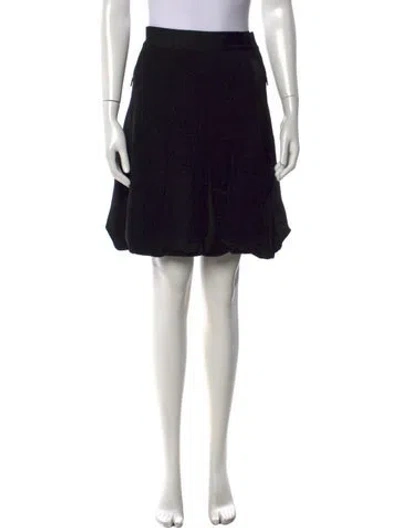 Pre-owned Tibi Mini Skirt In Black