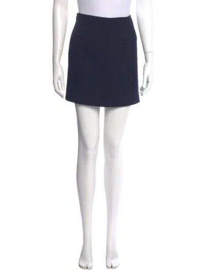 Pre-owned Tibi Mini Skirt In Blue