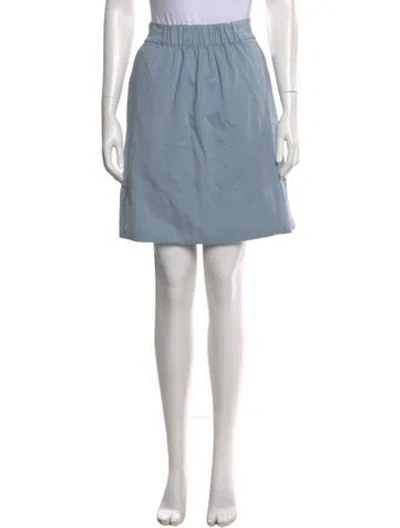 Pre-owned Tibi Mini Skirt In Blue