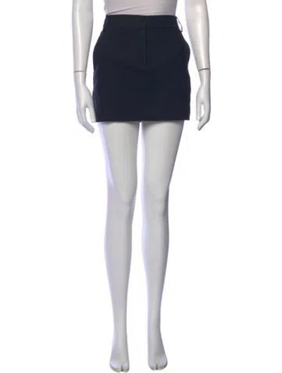 Pre-owned Tibi Mini Skirt In Blue