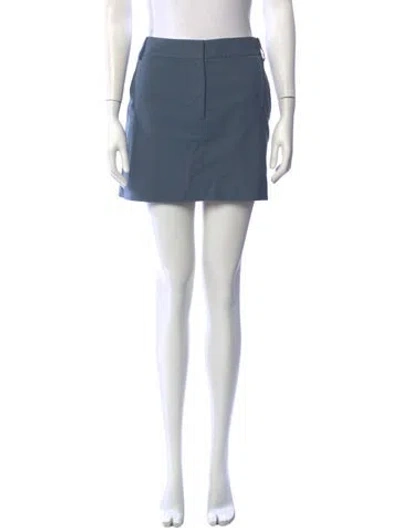 Pre-owned Tibi Mini Skirt In Blue