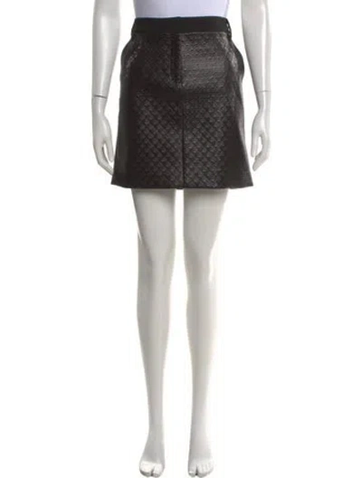 Pre-owned Tibi Mini Skirt In Gold