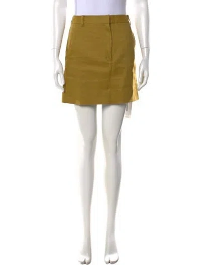 Pre-owned Tibi Mini Skirt In Green