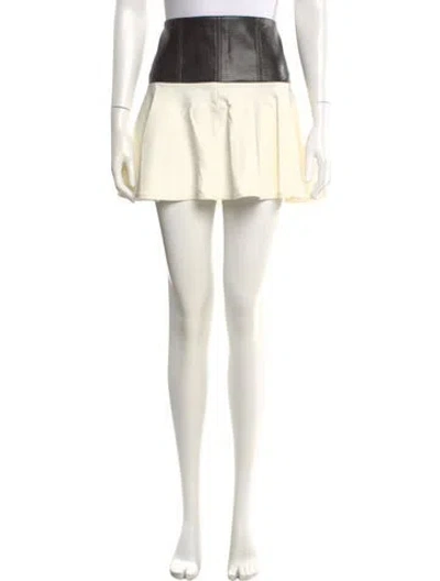 Pre-owned Tibi Mini Skirt In Neutral