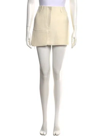 Pre-owned Tibi Mini Skirt W/ Tags In Neutral
