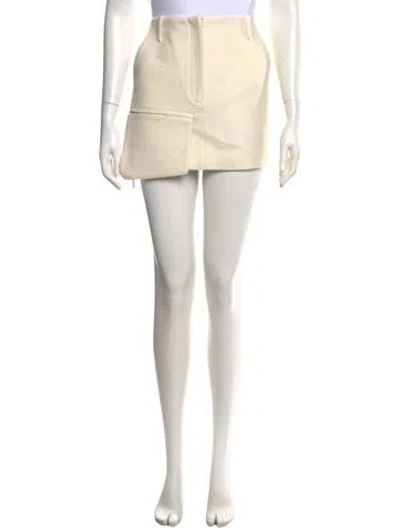 Pre-owned Tibi Mini Skirt W/ Tags In Neutral