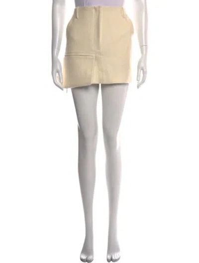 Pre-owned Tibi Mini Skirt W/ Tags In Neutrals