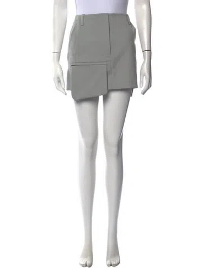Pre-owned Tibi Mini Skirt In White