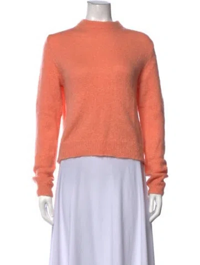 Pre-owned Tibi Mock Neck Sweater In Pink