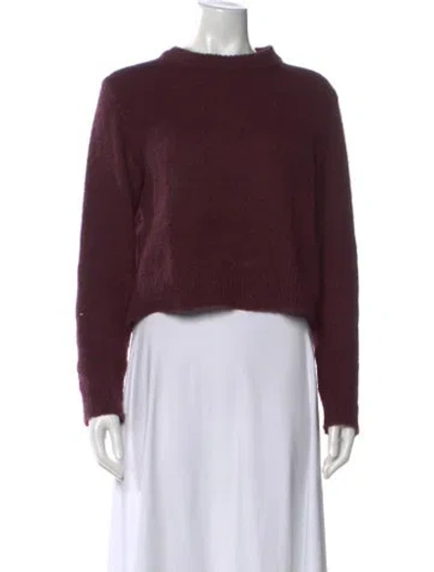 Pre-owned Tibi Mohair Crew Neck Sweater In Multi
