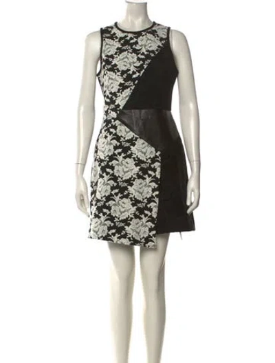 Pre-owned Tibi Mother Of Pearl Mini Dress In Neutral
