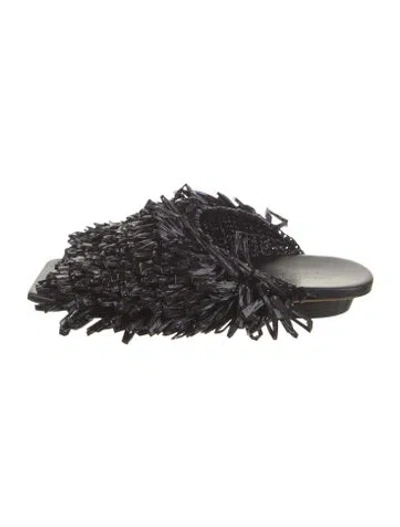 Pre-owned Tibi Mules In Black