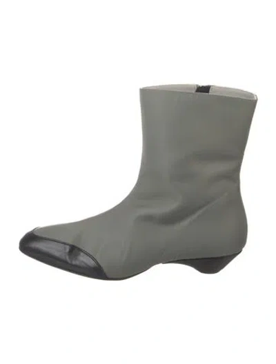 Pre-owned Tibi Nylon Boots W/ Tags In Gray