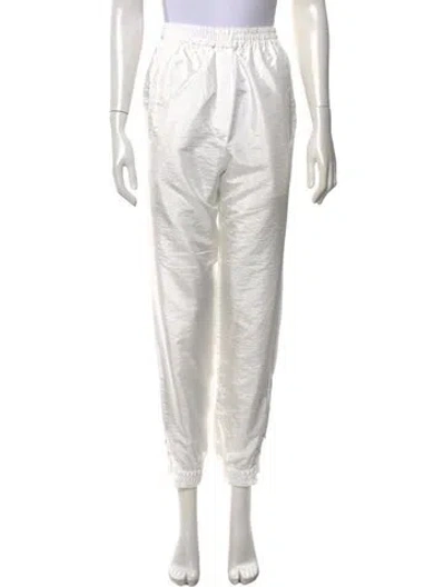 Pre-owned Tibi Nylon Sweatpants W/ Tags In White