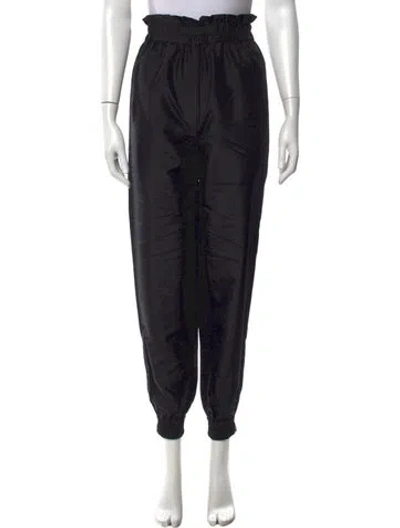 Pre-owned Tibi Nylon Wide Leg Pants W/ Tags In Black