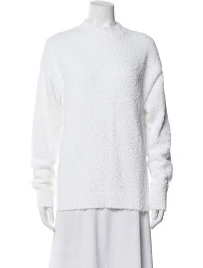 Pre-owned Tibi Off-the-shoulder Long Sleeve Top W/ Tags In White