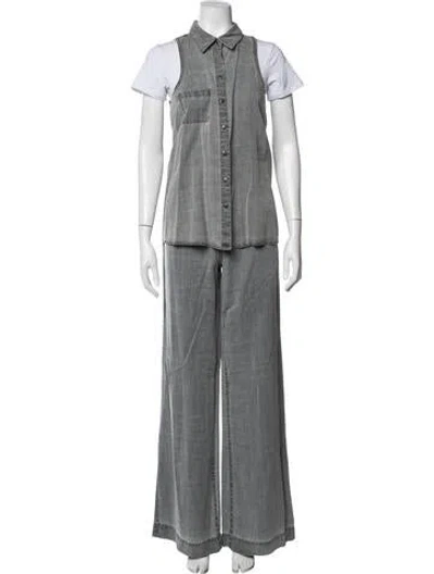 Pre-owned Tibi Pant Set In Grey