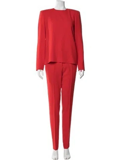 Pre-owned Tibi Pant Set In Red