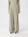 Tibi Pants  Woman Color Mud In Green