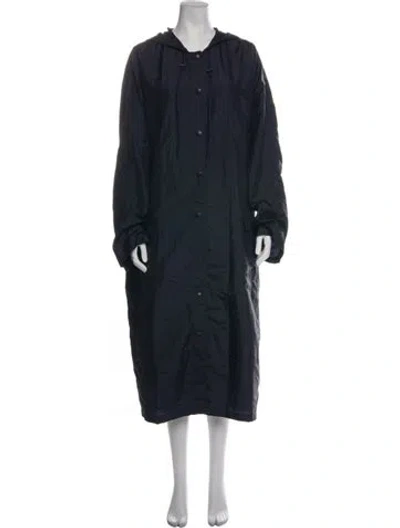 Pre-owned Tibi Parka In Blue