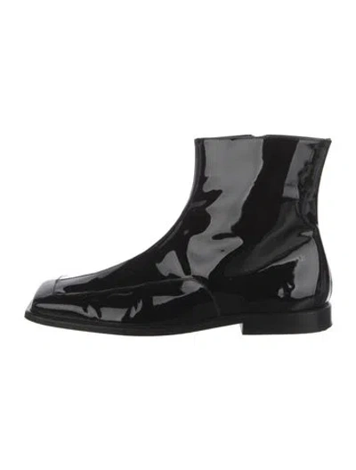 Pre-owned Tibi Patent Leather Boots In Blue
