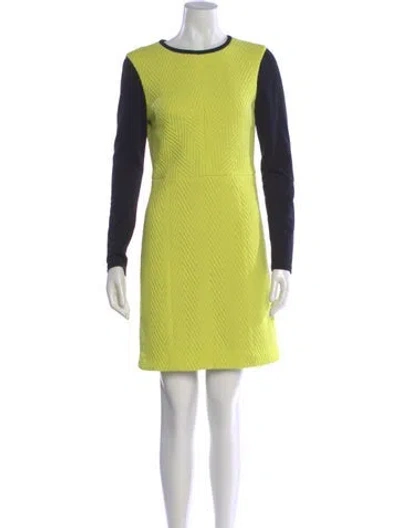 Pre-owned Tibi Patterned Knee-length Dress In Multi