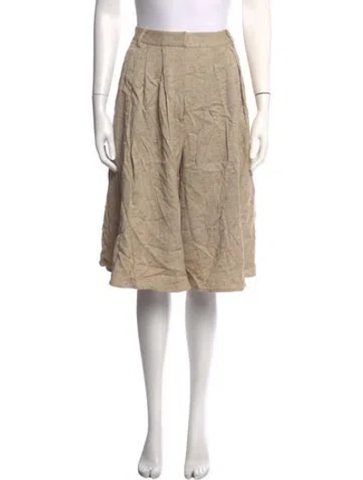 Pre-owned Tibi Patterned Knee-length Shorts In Neutrals