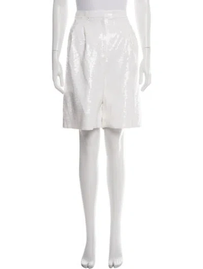 Pre-owned Tibi Patterned Mini Skirt In Neutrals