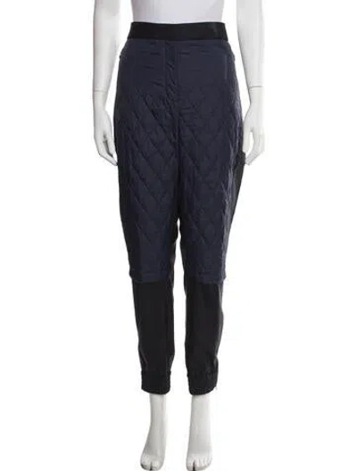 Pre-owned Tibi Patterned Straight Leg Pants W/ Tags In Blue