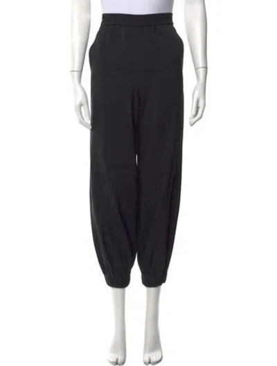 Pre-owned Tibi Patterned Wide Leg Pants W/ Tags In Black