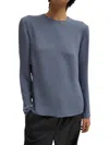 Tibi Pebble Sable Paneled Long Sleeved Top In Chrome Grey In Multi