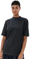 Tibi Perfect Unisex Tee Charcoal Grey