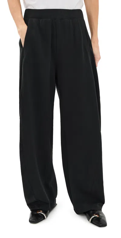 Tibi Petite Lightweight Sweatshirting Winslow Pants Black