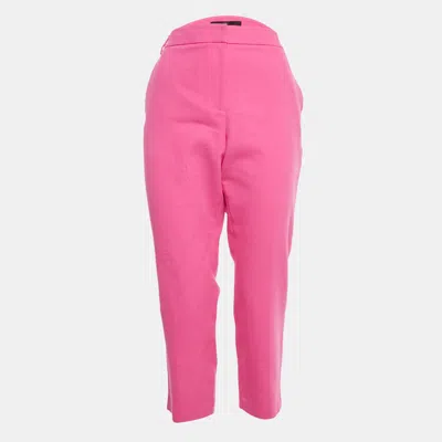 Tibi Pink Cotton Formal Trousers