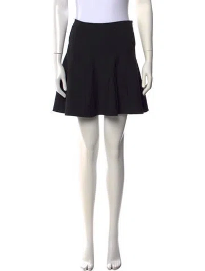 Pre-owned Tibi Pleated Accents Mini Skirt In Black