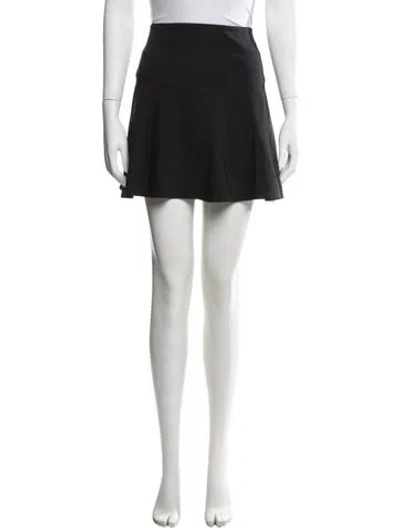 Pre-owned Tibi Pleated Accents Mini Skirt In Black