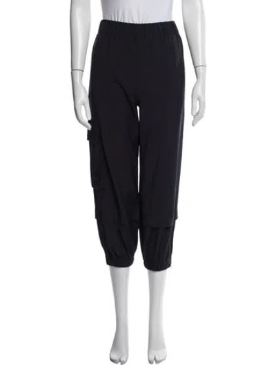 Pre-owned Tibi Pleated Accents Sweatpants In Black