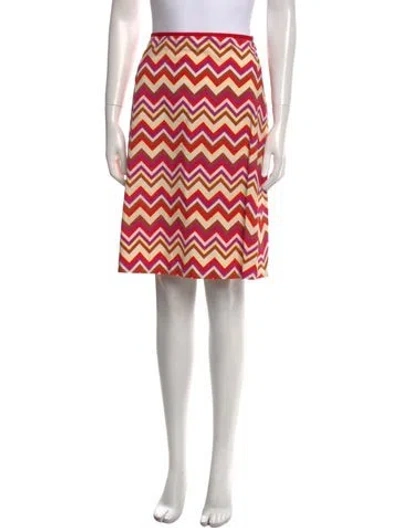 Pre-owned Tibi Printed Knee-length Skirt In Multi